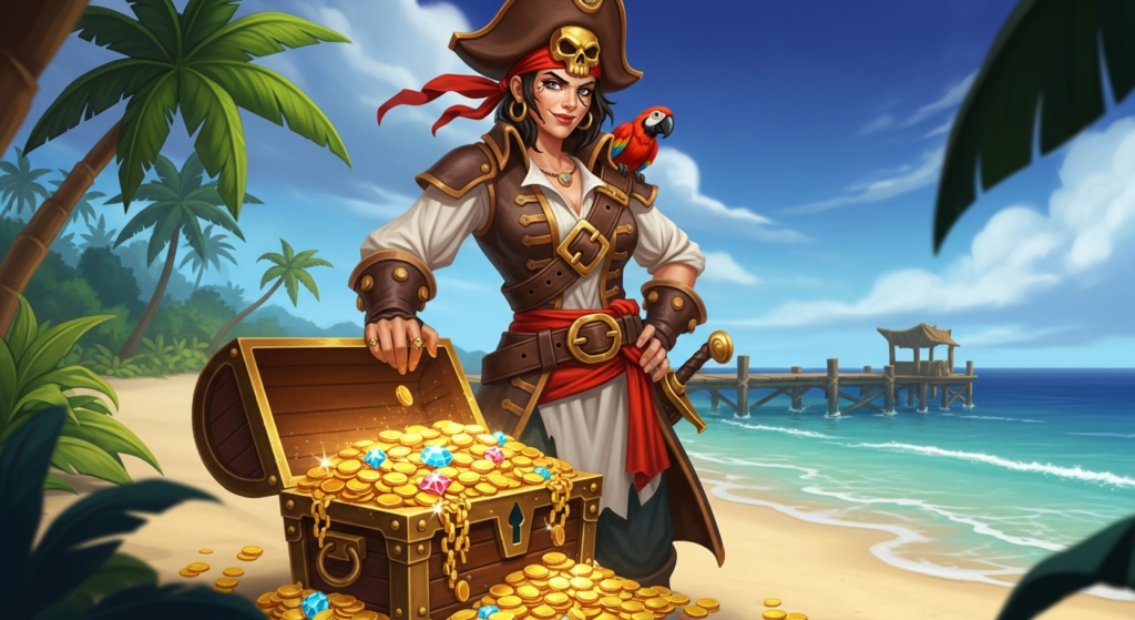 8 Golden Skulls of Holly Roger Megaways: Análisis y RTP 2024