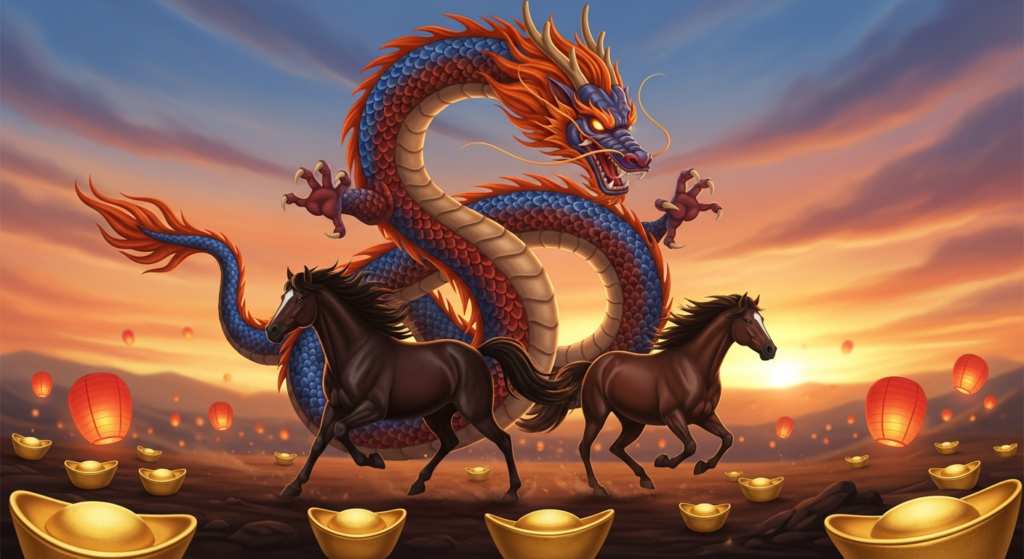 Floating Dragon Wild Horses: Reseña, RTP y Demo Gratis